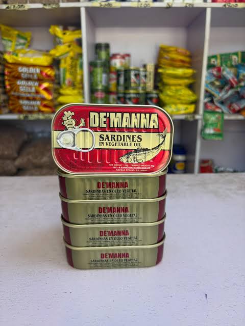 De' manna Sardines in Vegetable Oil 125g
