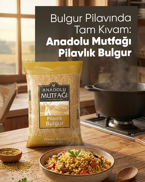 Anadolu Mutfagi Pilavlık Bulgur 1000g