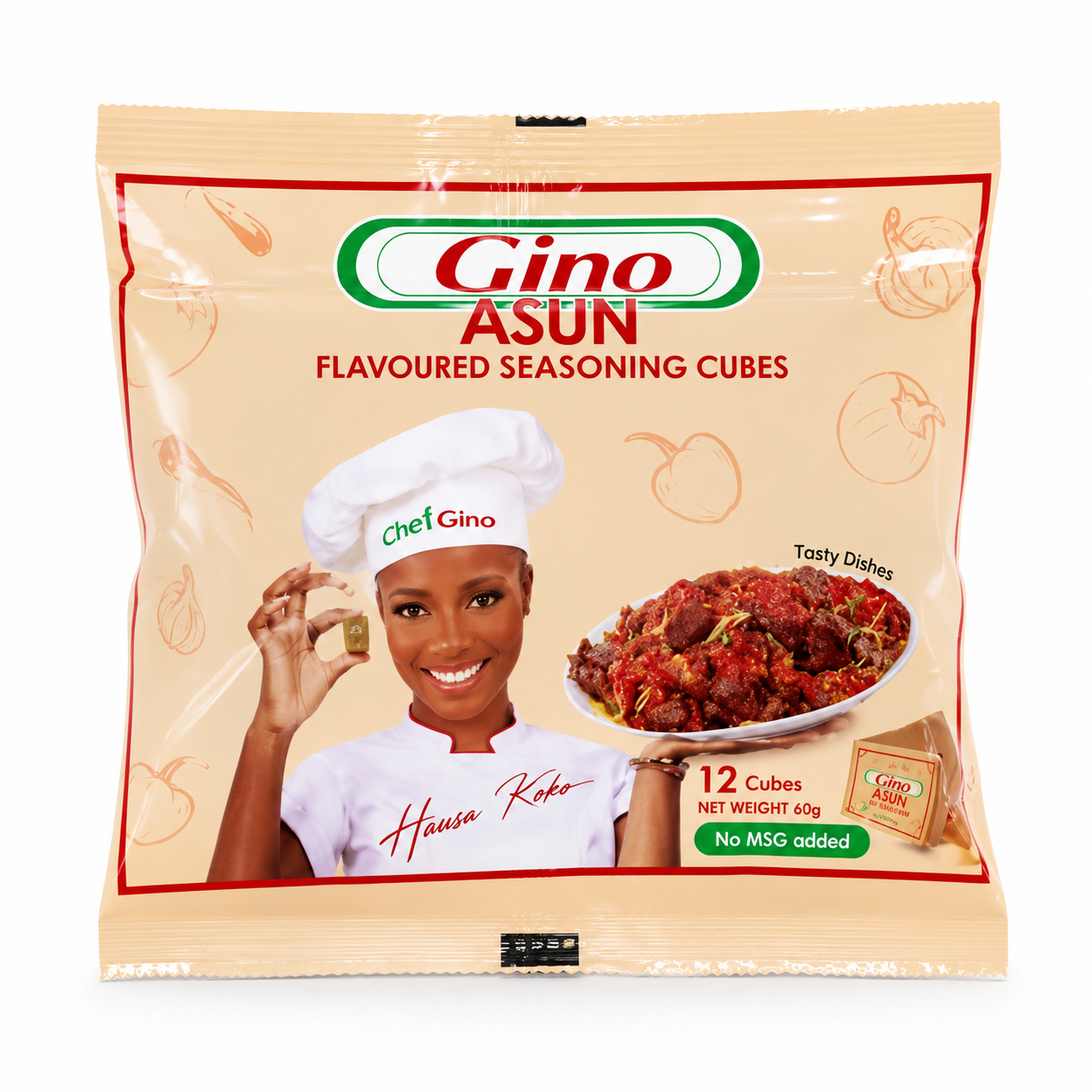 Gino Asun Seasoning Cubes 48g