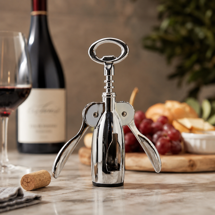 Premium Winged Corkscrew with Multi Functional Bottle Opener 