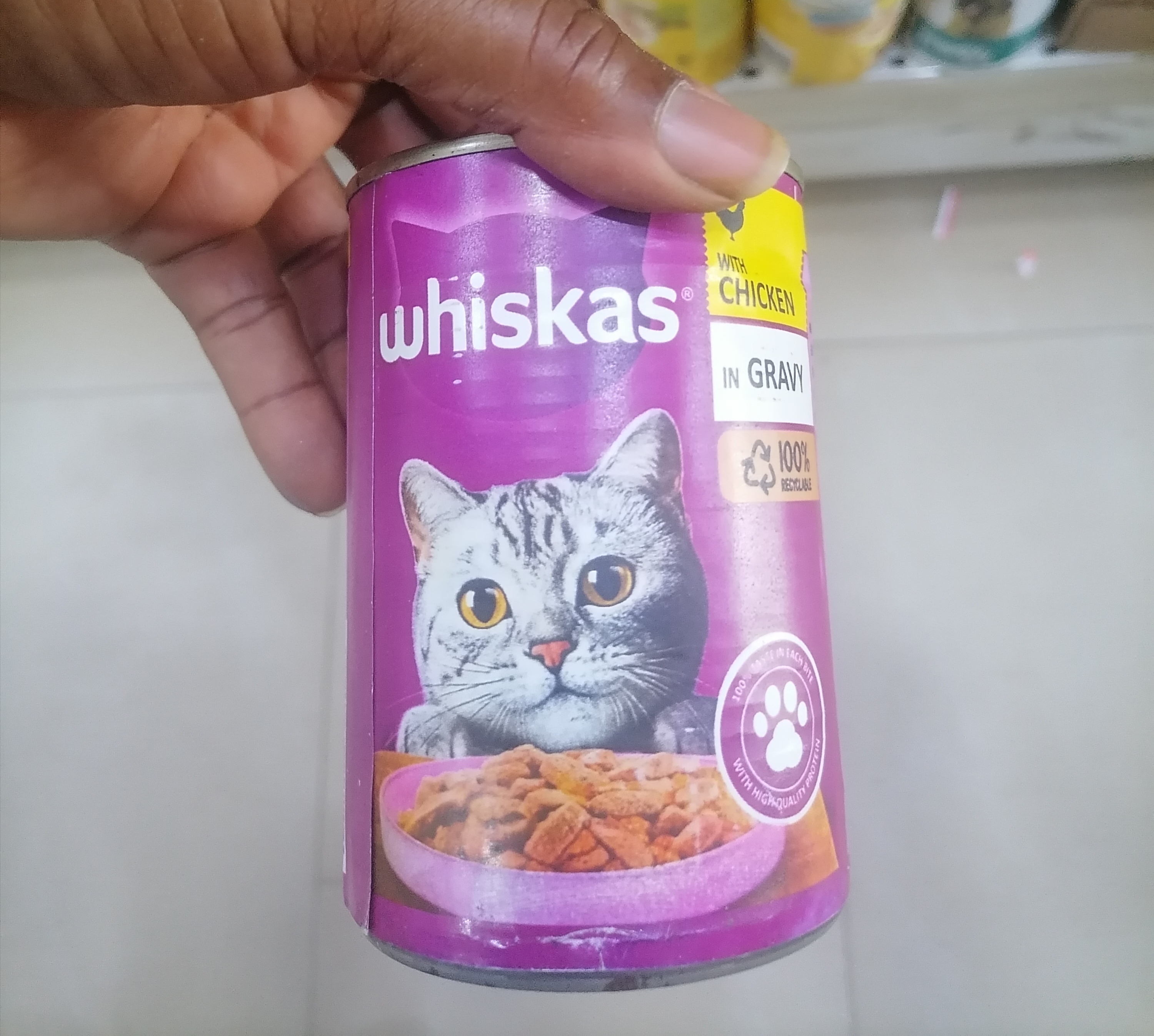 Whiskas Cat Food with Chicken in Gravy 400g