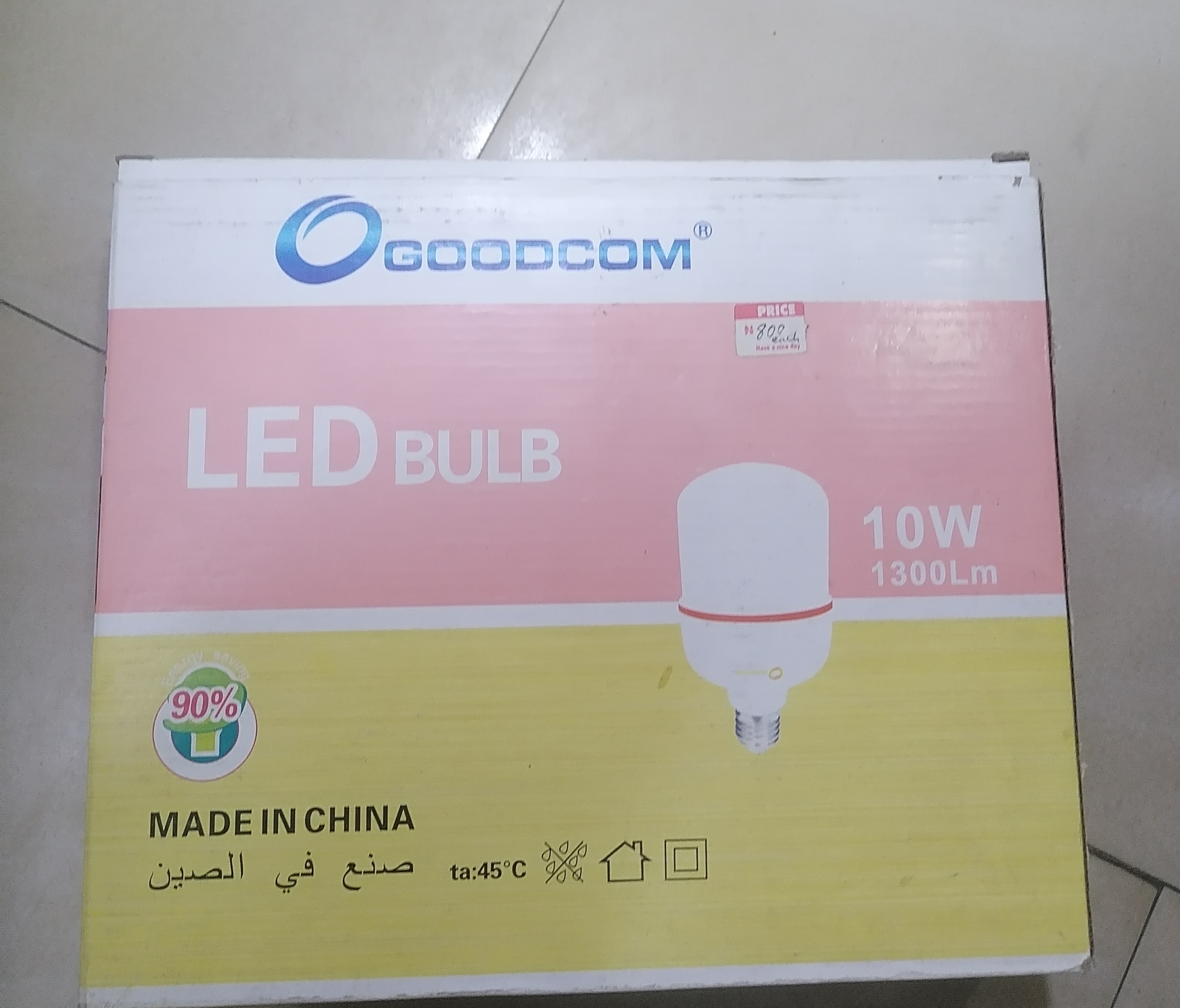 Goodcome Led Bulb 10W