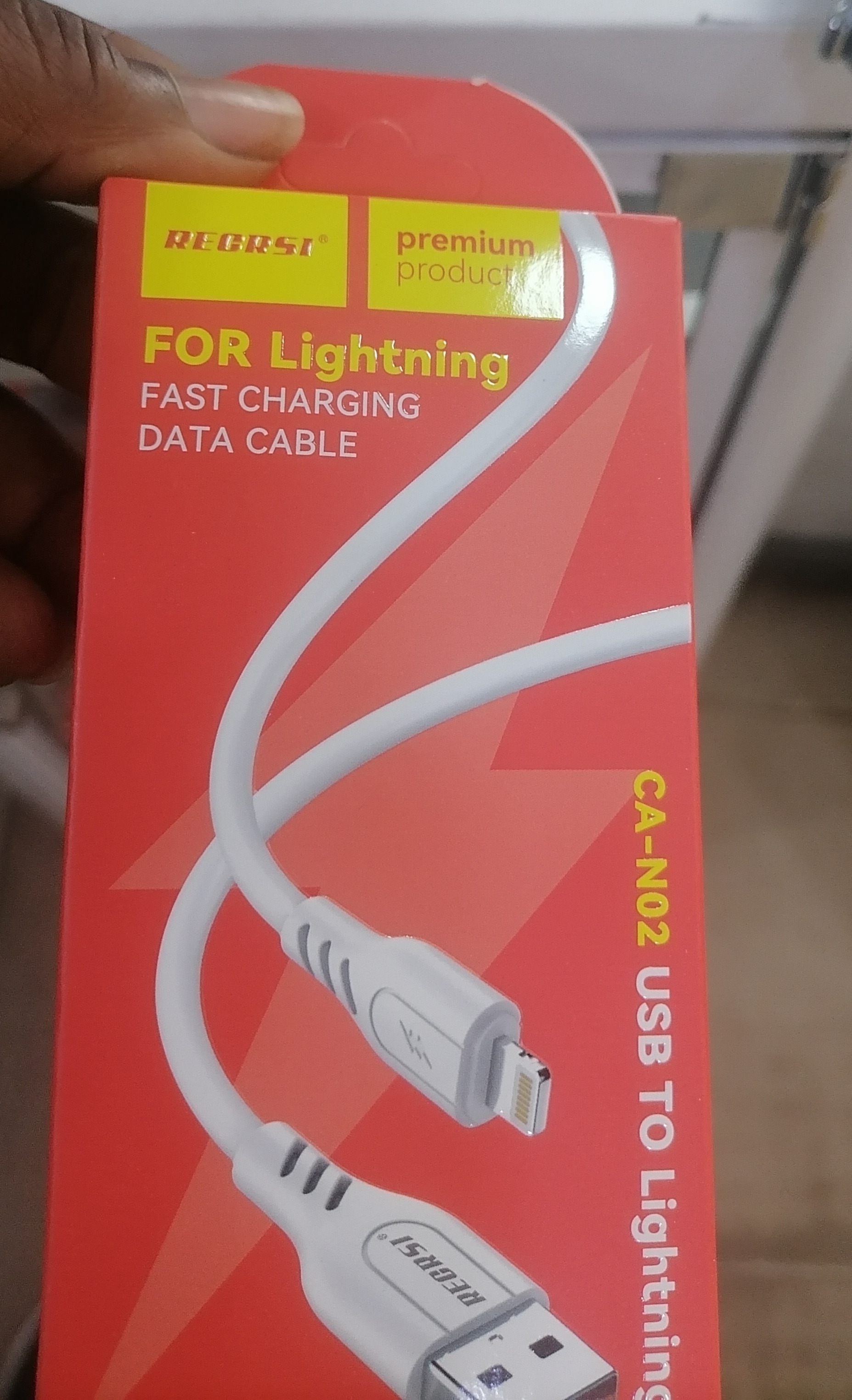Recrsi For Lighting Fast Charging Data Cable 
