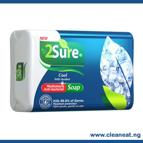 2Sure Medicated and Anti-bacterial Soap (Cool) 120g