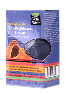 Clear Nature 3 in 1 Soap Apricot Seed
