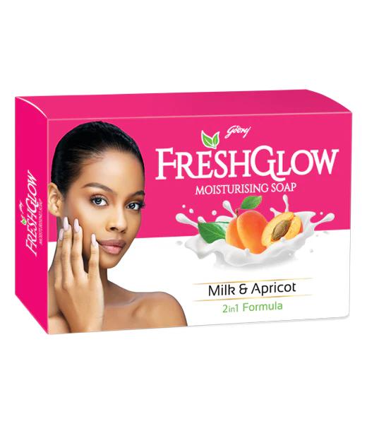 Freshglow Moisturizing Bar Soap Milk and Apricot 
